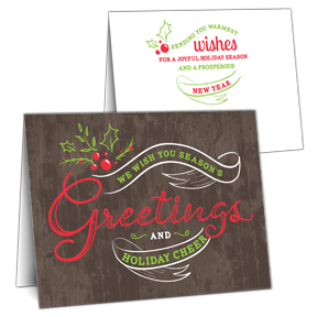 Greetings Banner Corporate Christmas Cards