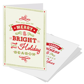 Merry & Bright Corporate Christmas Card
