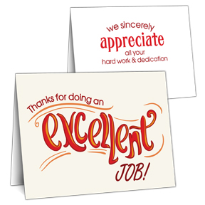 Excellent Employee Appreciation Card