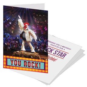 RockStar Business Birthday Card