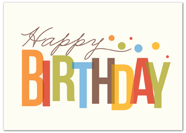 Employee Birthday Cards Business, Landscape Birthday Cards