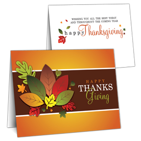 Fall Foliage thanksgiving card