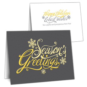 Scripted Greeting Christmas Card