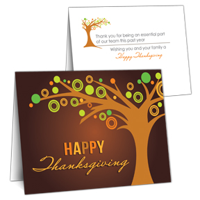 Employee Thanksgiving card