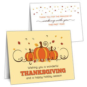 Employee Thanksgiving card