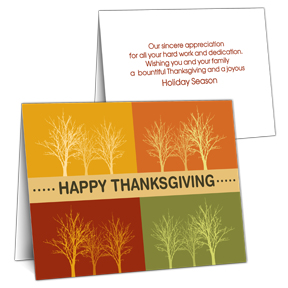 Employee Thanksgiving card