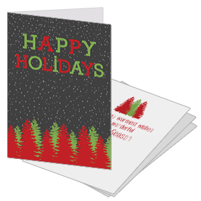 Evergreen Business Holiday Card