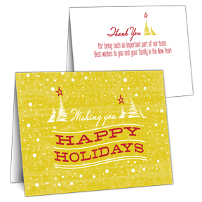 Employee Holiday Card - Employee Christmas Card
