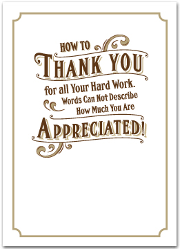 Thanks for All You Do, Employee Thank You Cards