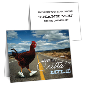 Humorous Business Thank You Cards