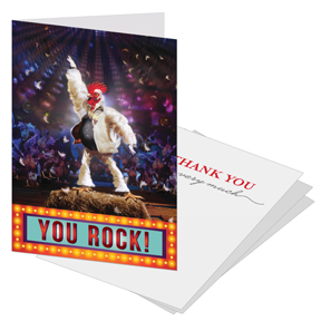 You Rock Business Thank You Card